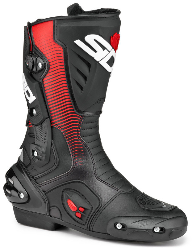 Sidi Vertigo 2 Black Red Boots - Speed Addicts