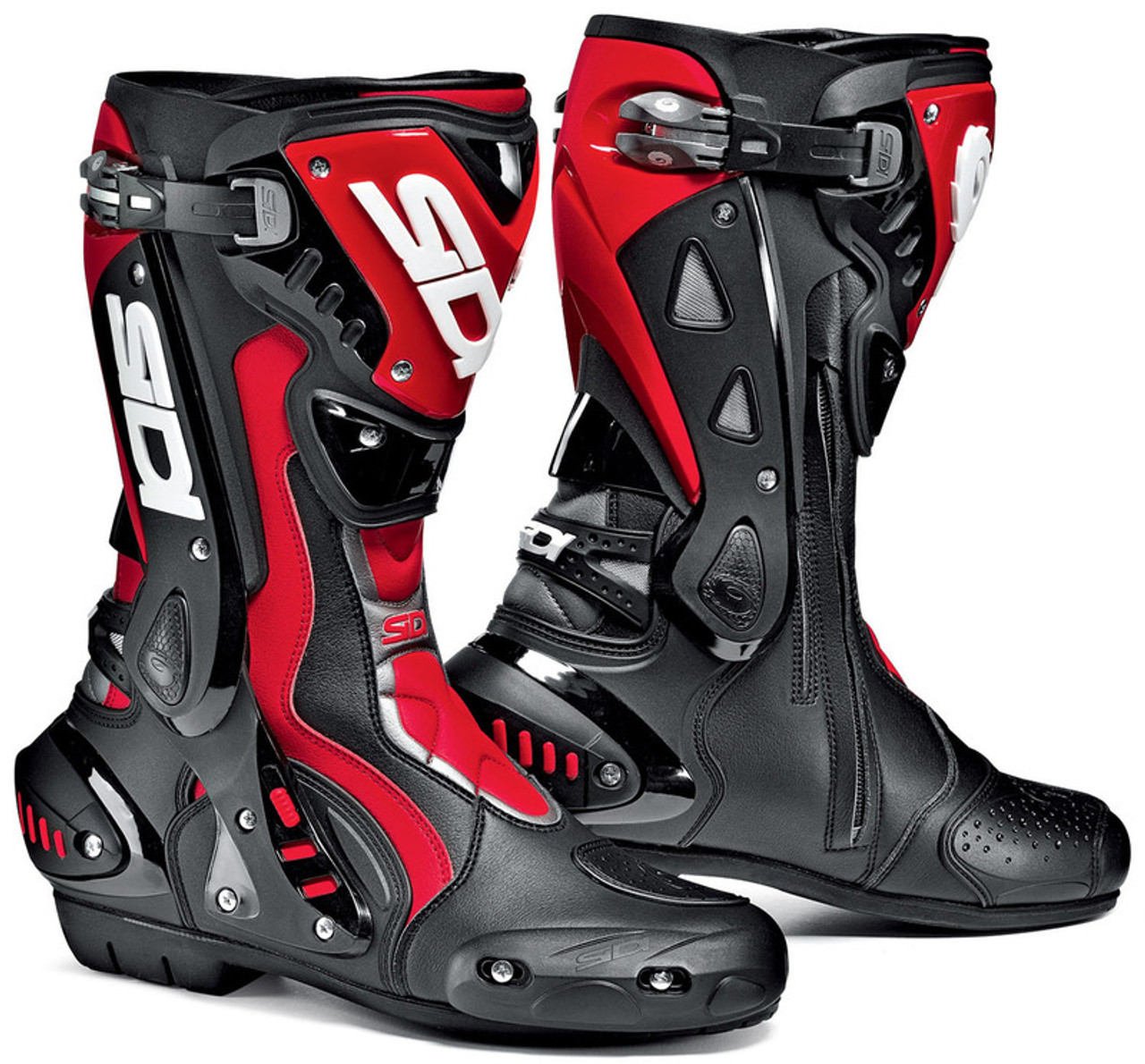 SIDI バイクブーツ ブラック/レッド Sidi ST Black Red Boots - Speed Addicts