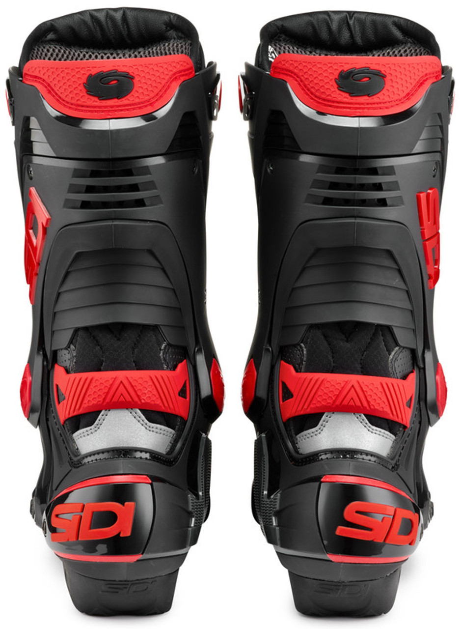Sidi Rex Air Black Red Boots - Speed Addicts