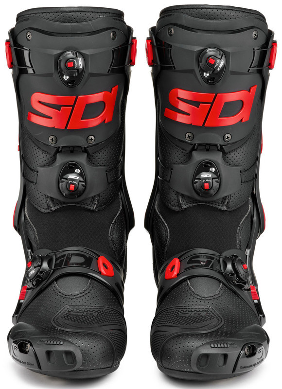 Sidi Rex Air Black Red Boots - Speed Addicts