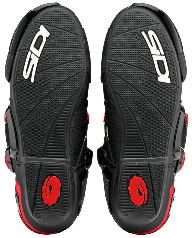 Sidi Rex Air Black Red Boots - Speed Addicts