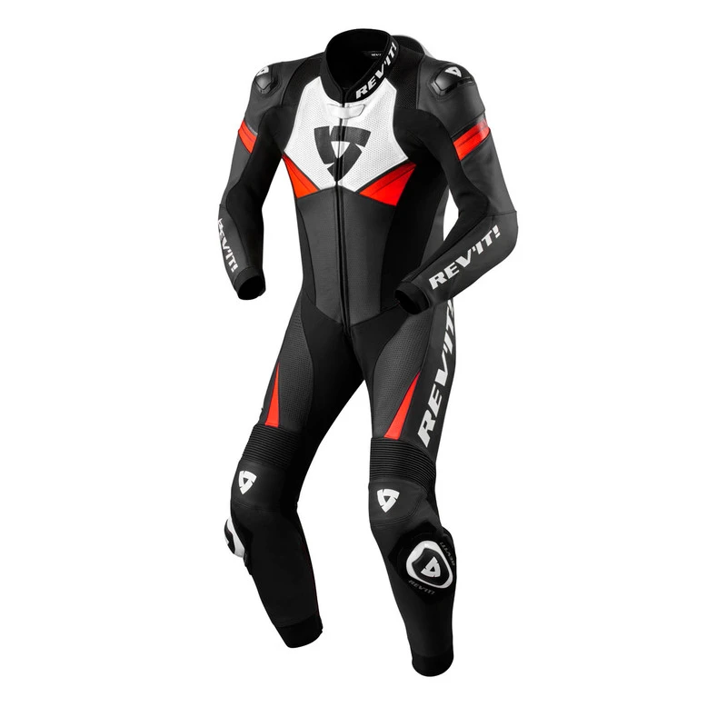 REV'IT! Argon 2 Black Neon Red One Piece Suit