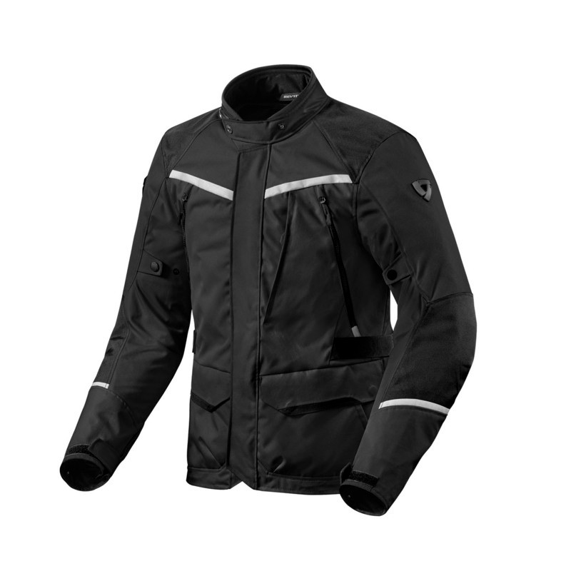 REV'IT! Voltiac 3 H2O Black Silver Jacket