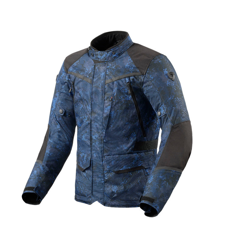 REV'IT! Voltiac 3 H2O Camo Blue Jacket