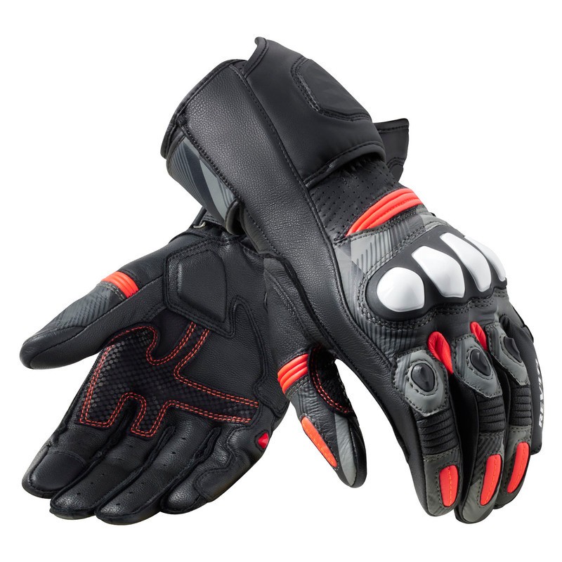 REV'IT! League 2 Black Neon Red Gloves