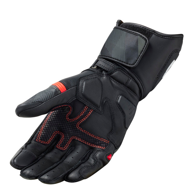 REV'IT! League 2 Black Neon Red Gloves