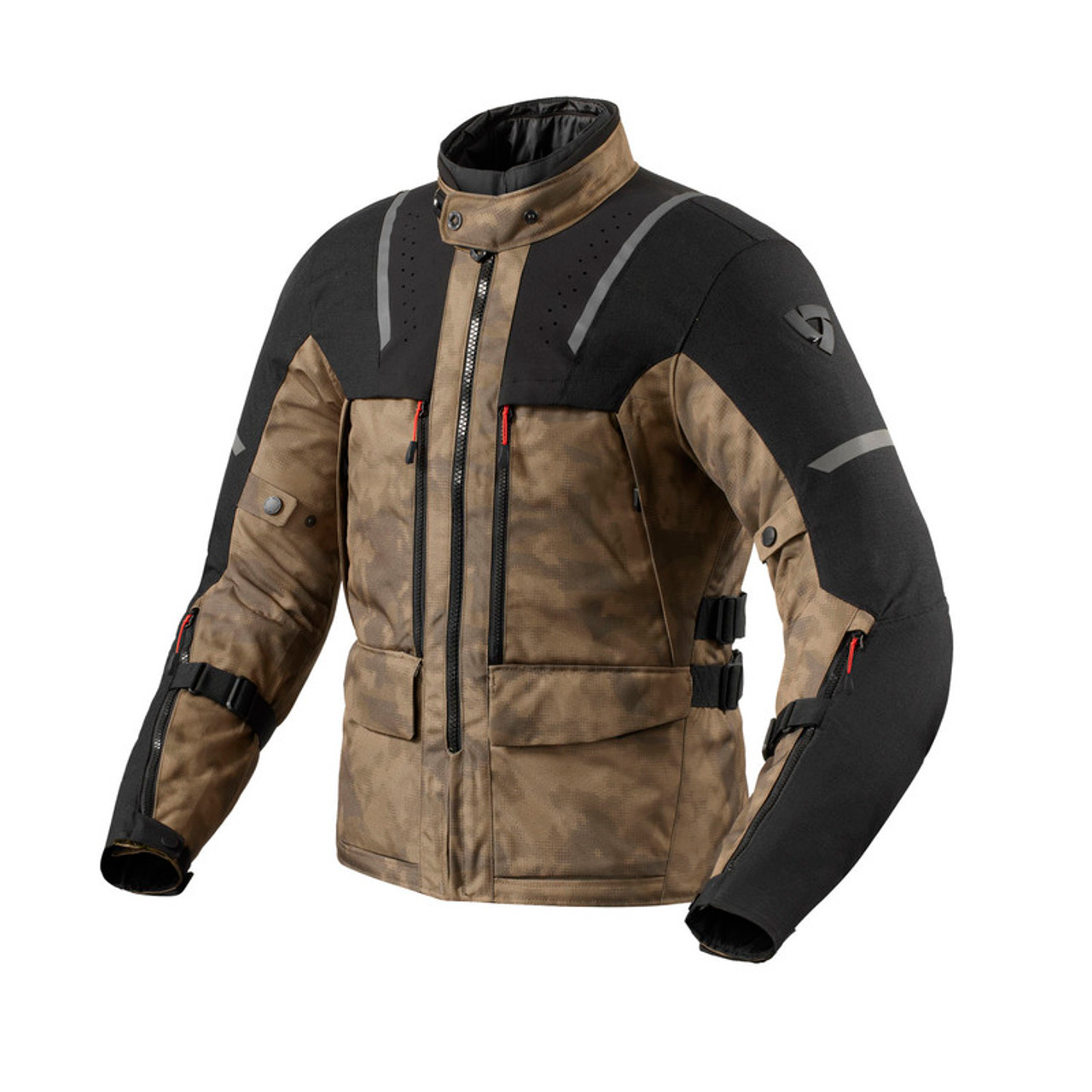 Motorcycle Jacket Rev'It Revit Sand 3 Black Adventure Tourism Waterproof