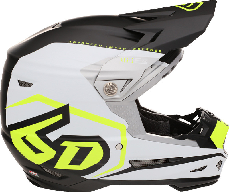6D ATR-2 Delta Neon Yellow Helmet