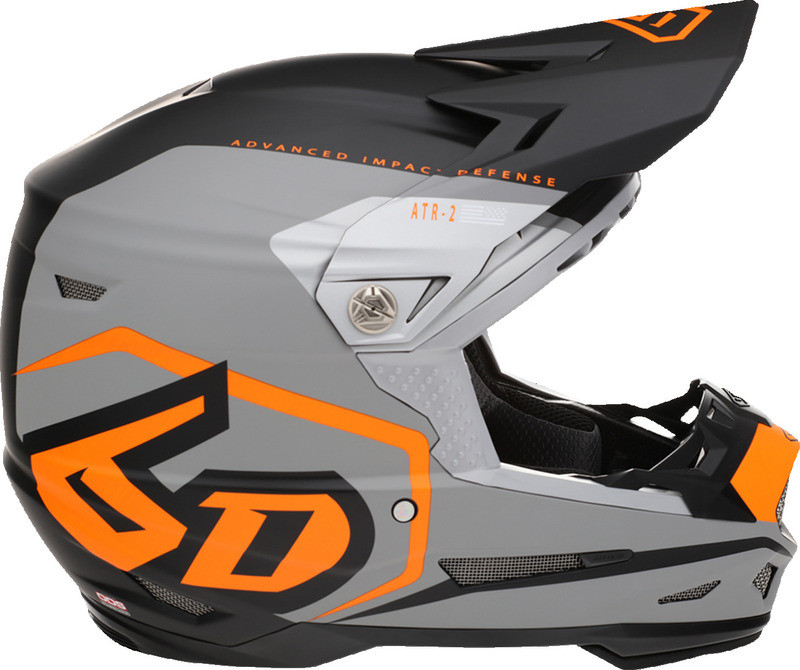 6D ATR-2 Delta Neon Orange Helmet