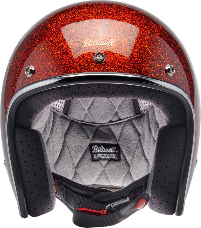 Biltwell Bonanza Rootbeer Megaflake Helmet