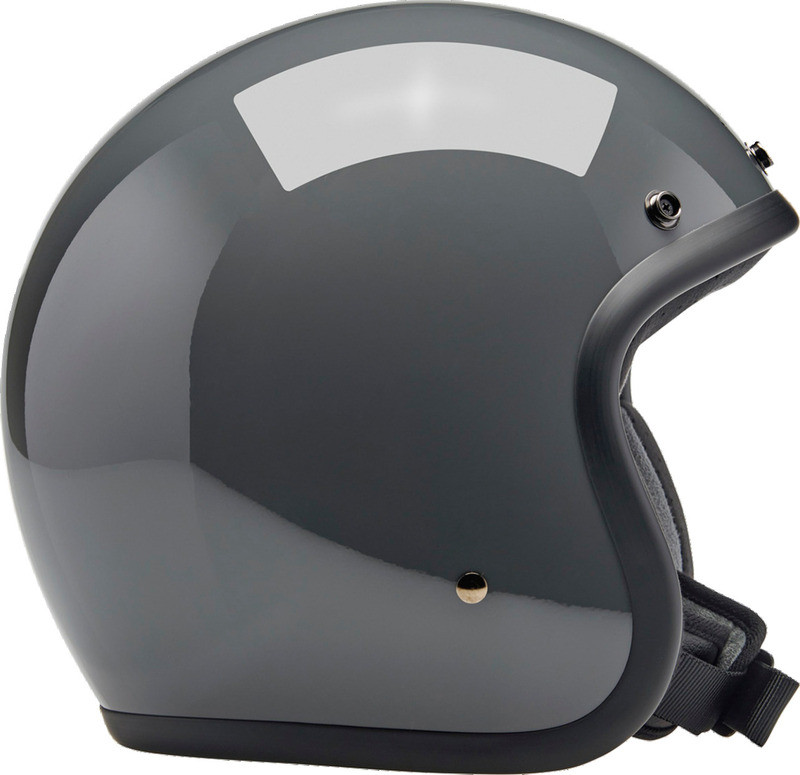 Biltwell Bonanza Gloss Storm Gray Helmet