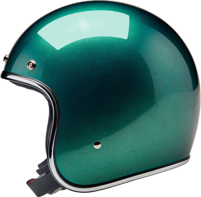 Biltwell Bonanza Metallic Catalina Green Helmet