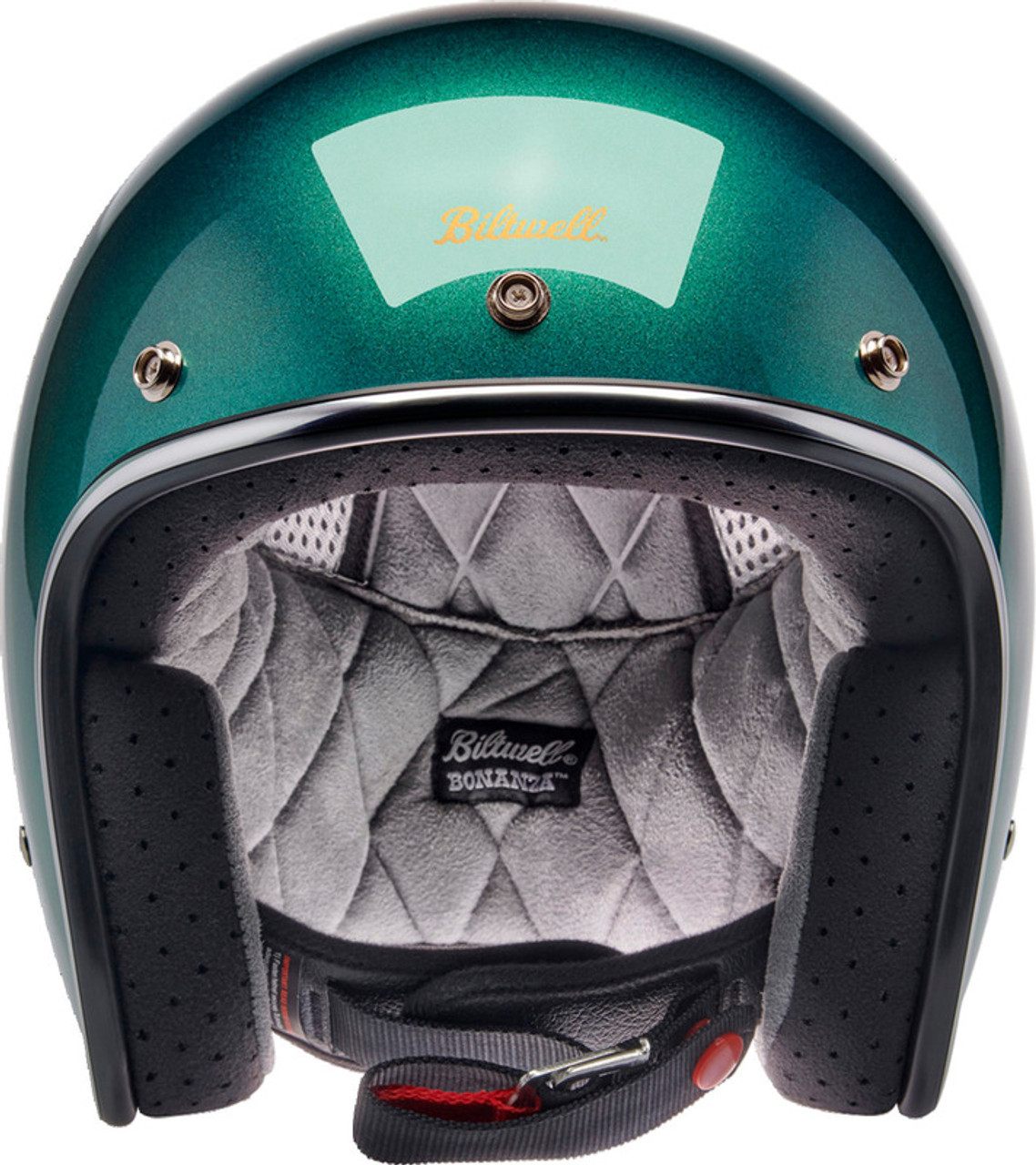 Biltwell Bonanza Metallic Catalina Green Helmet