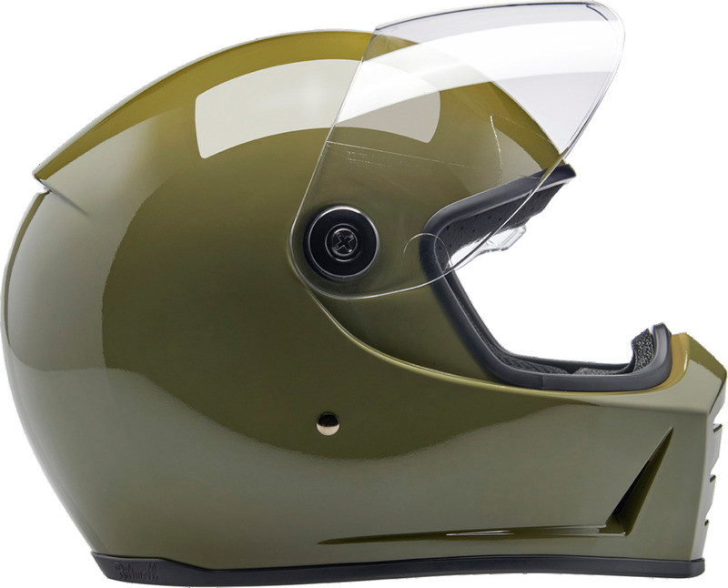 Biltwell Lane Splitter ECE 22.06 Gloss Olive Green Helmet