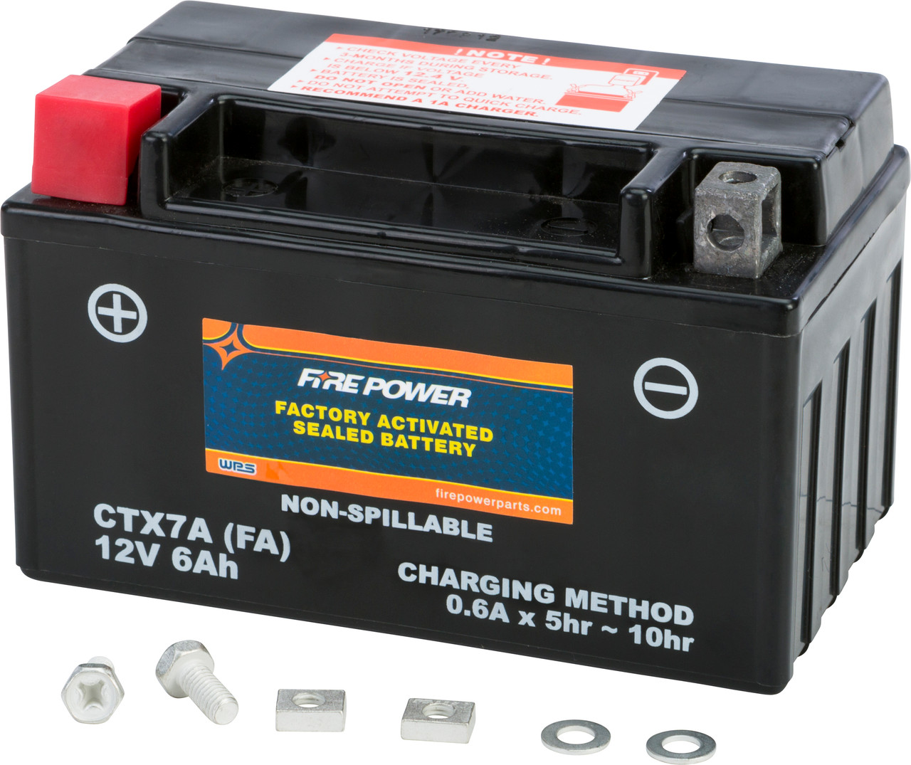 Fire Power Battery Ctx7a Sealed Factory Activated - CTX7A-BS(FA)