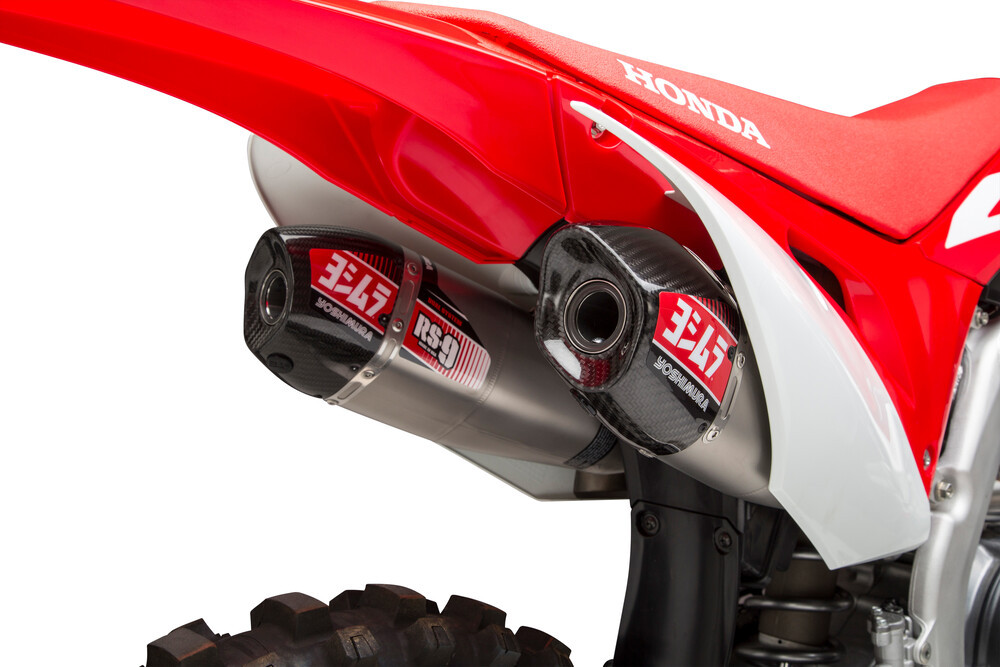 Yoshimura Rs-9 Header/Canister/End Cap Exhaust Slip-On Ss-Al-Ss - 22844BR520