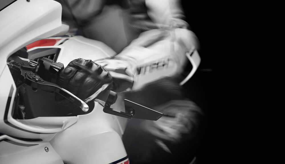 Rizoma Cut Edge Bar End Mirror Universal Right - BS295B