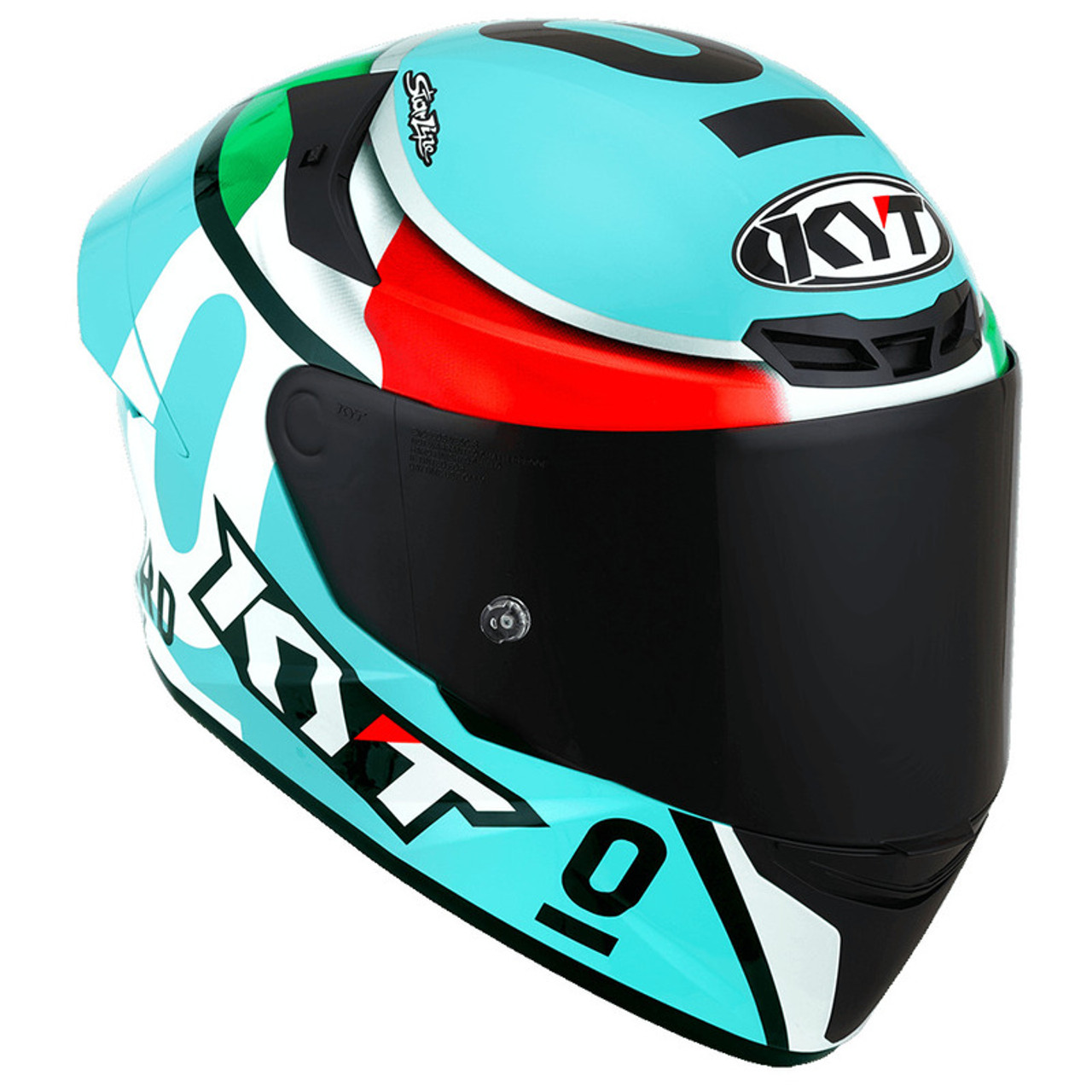 KYT TT Course Leopard Replica Tri Color Helmet