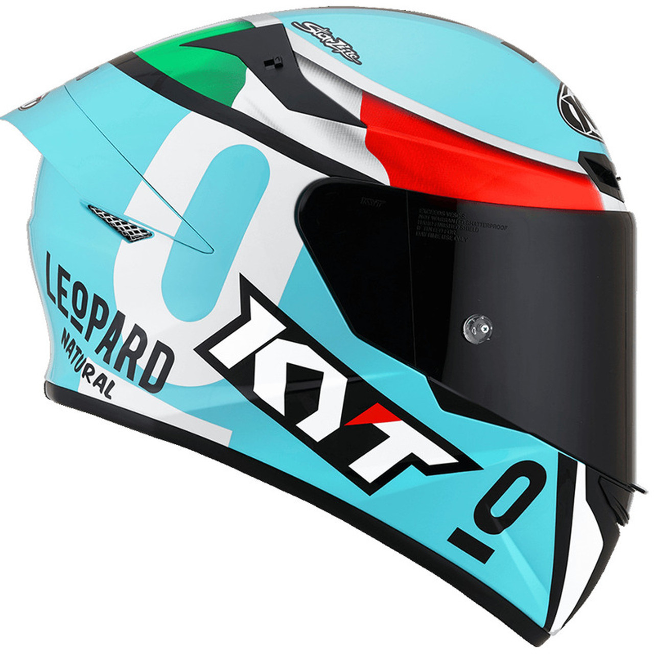 KYT TT Course Leopard Replica Tri Color Helmet