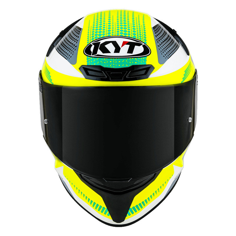 KYT TT Course Gear Black Yellow Helmet