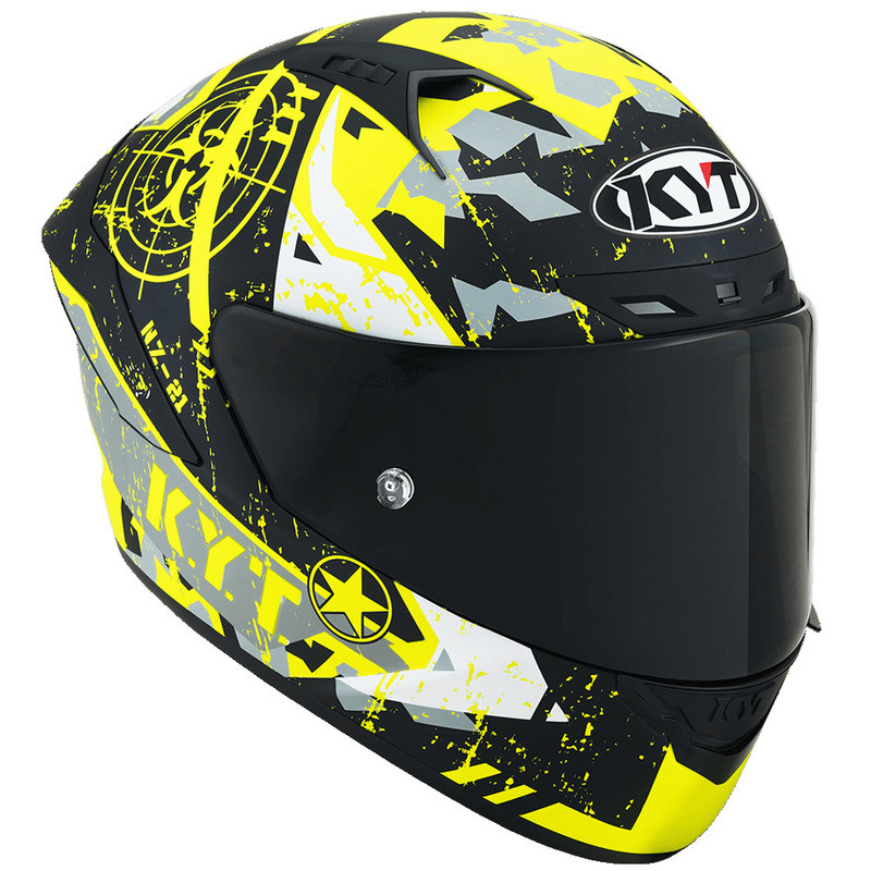 KYT NZ-Race Blazing Matte Yellow Helmet