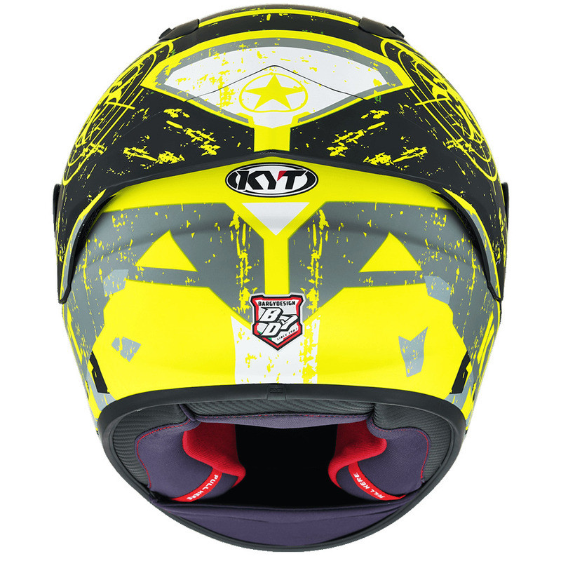 KYT NZ-Race Blazing Matte Yellow Helmet