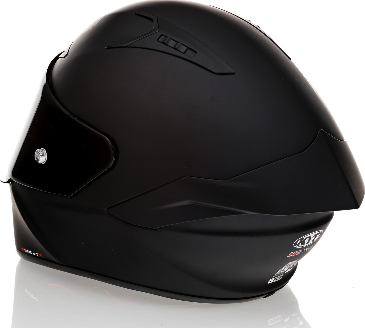 KYT NZ-Race Matte Black Helmet - Speed Addicts
