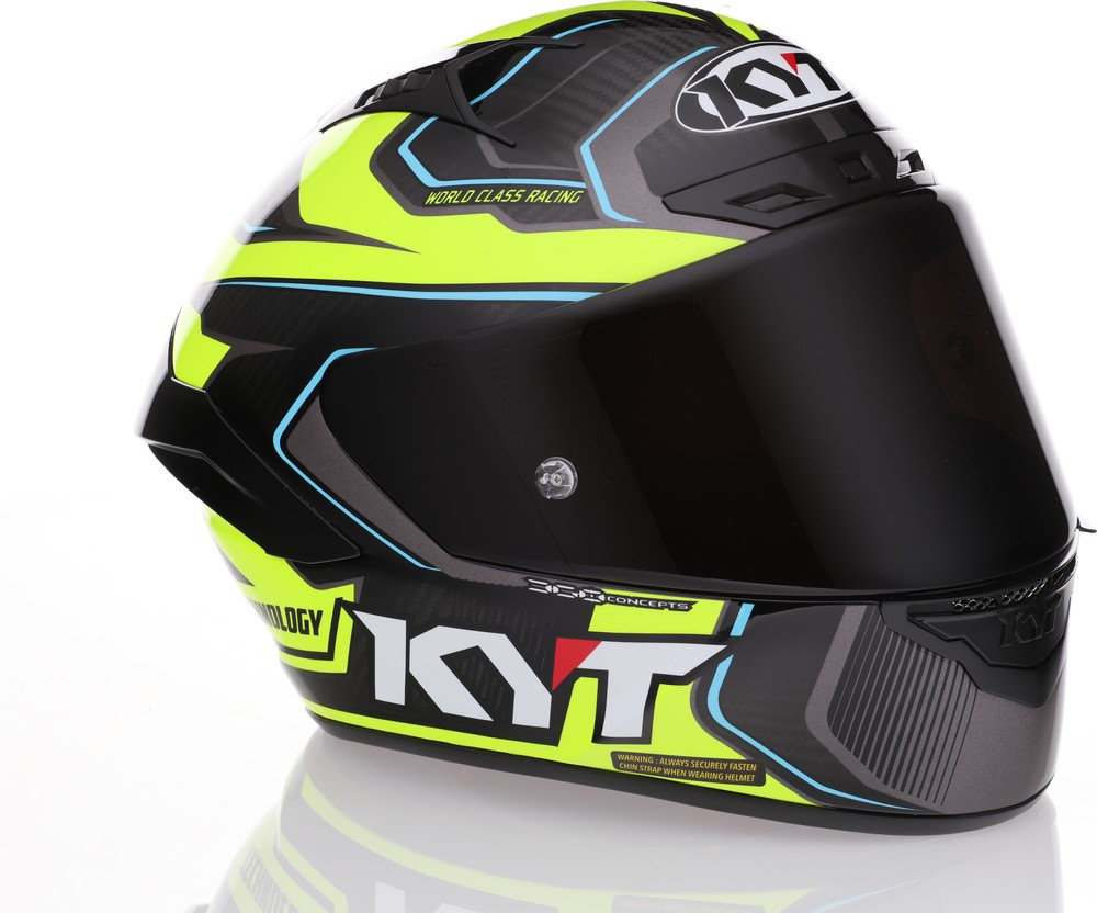 KYT NZ-Race Carbon Competition Yellow Helmet