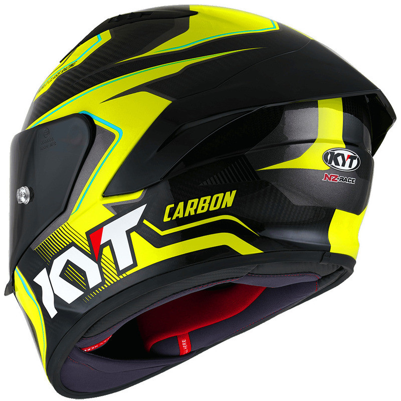 KYT NZ-Race Carbon Competition Yellow Helmet