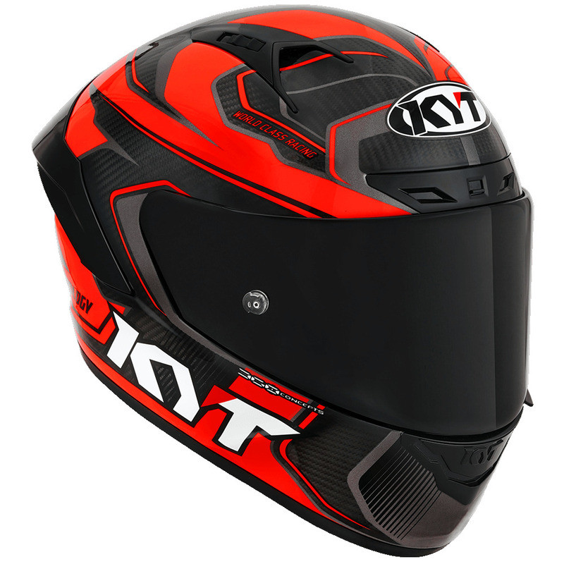 KYT NZ-Race Carbon Competition Red Helmet