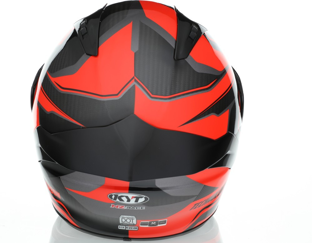 KYT NZ-Race Carbon Competition Red Helmet