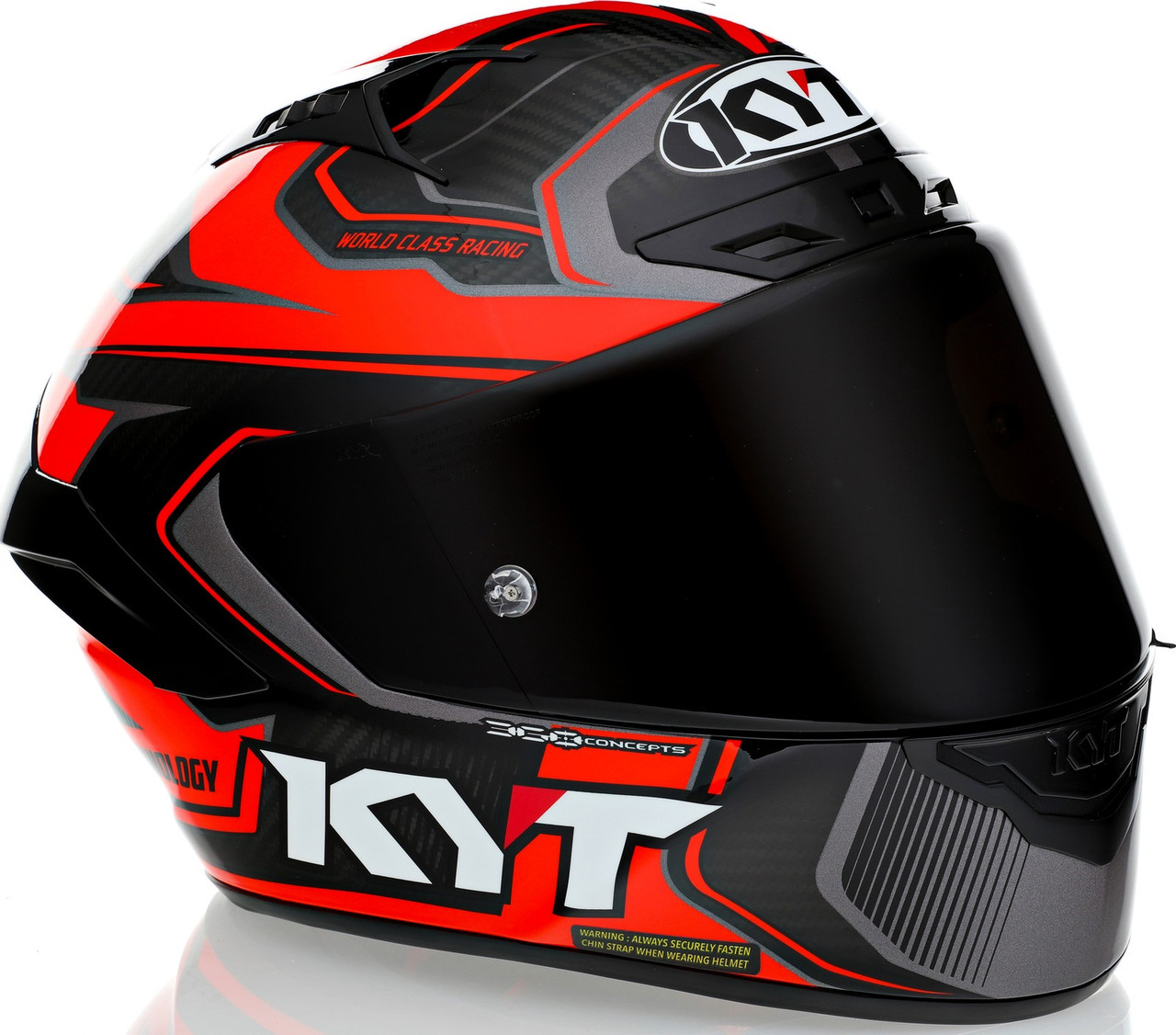 KYT NZ-Race Carbon Competition Red Helmet