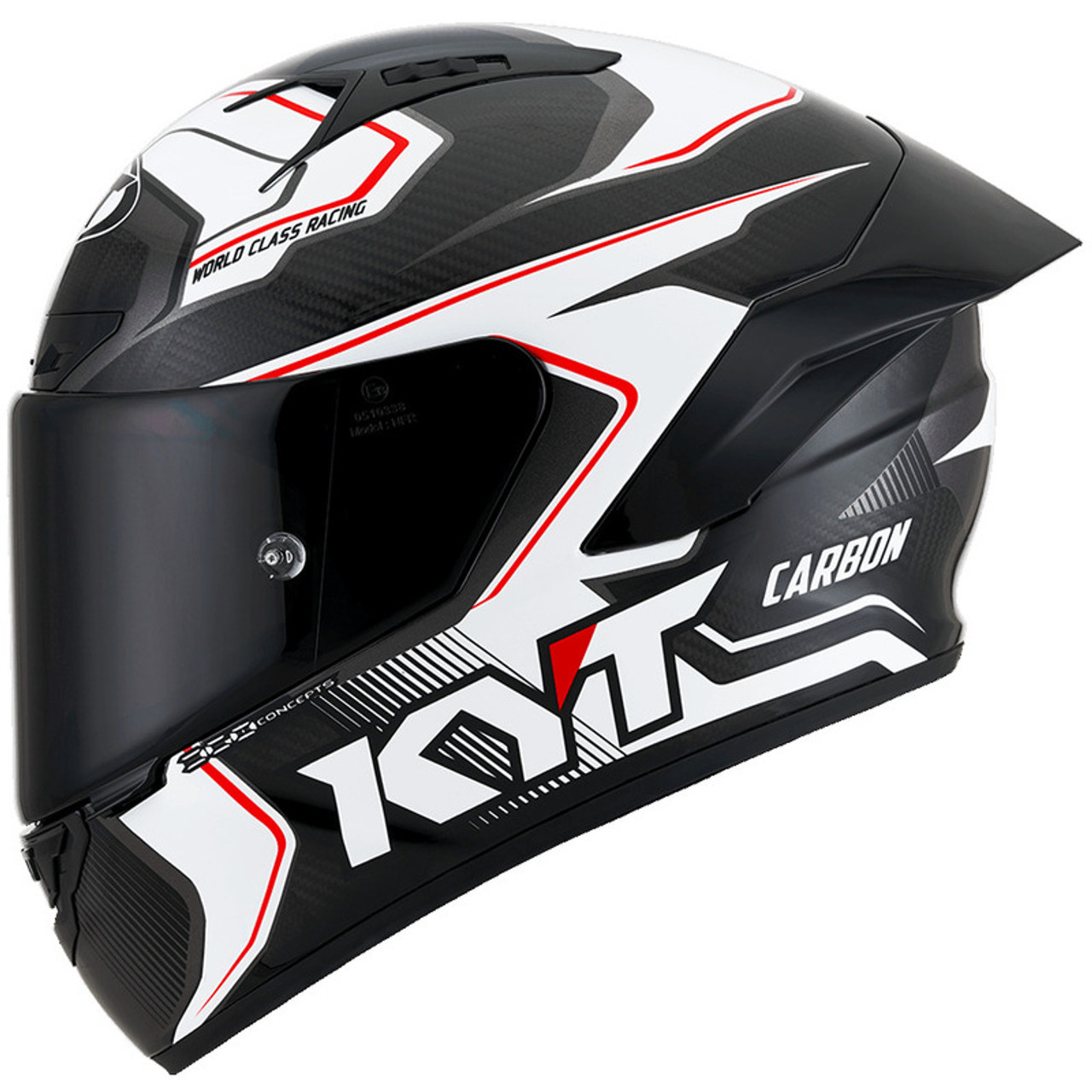 KYT NZ-Race Carbon Competition White Helmet