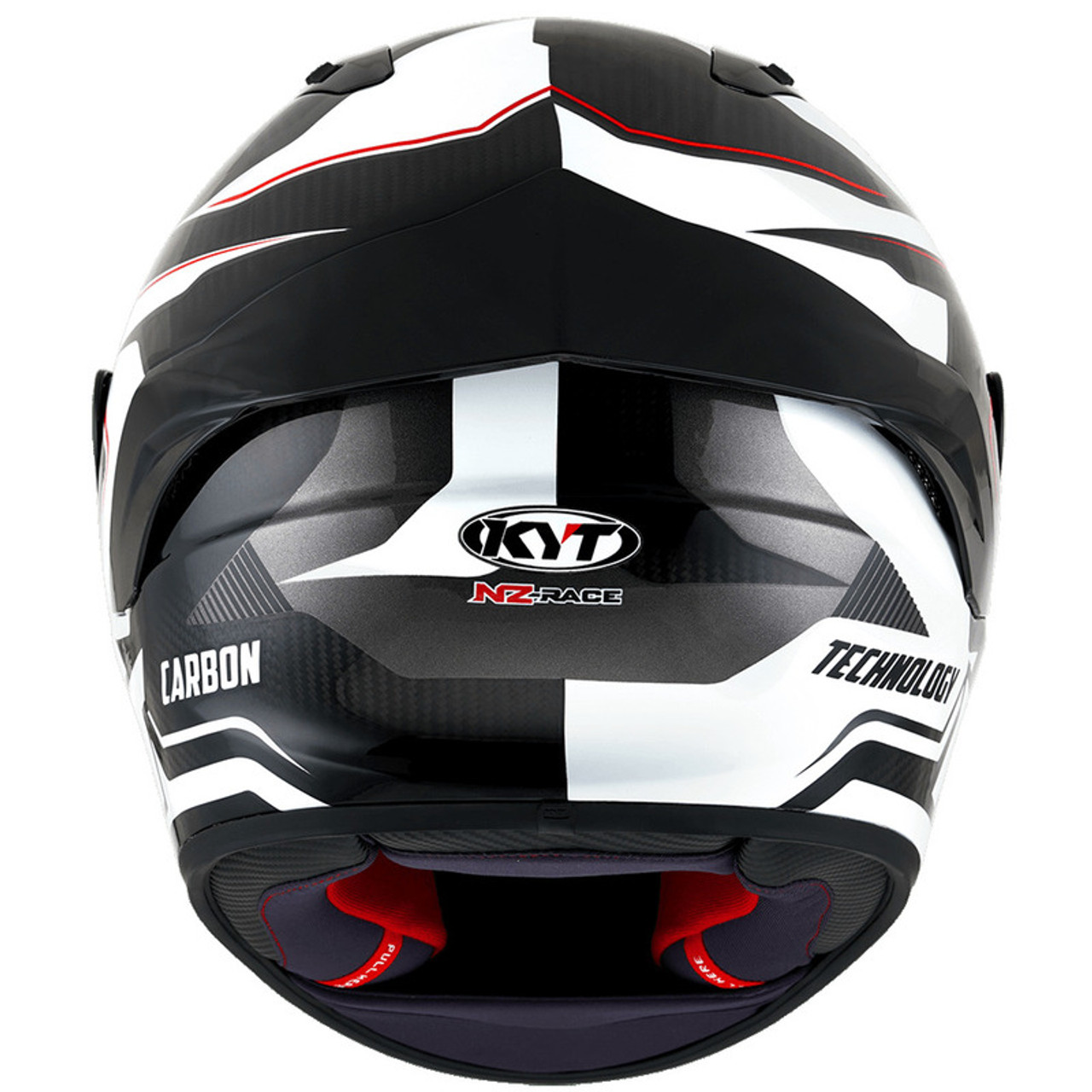 KYT NZ-Race Carbon Competition White Helmet