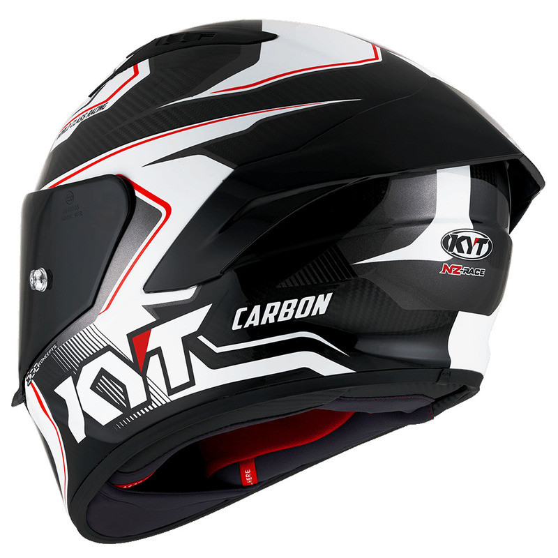 KYT NZ-Race Carbon Competition White Helmet