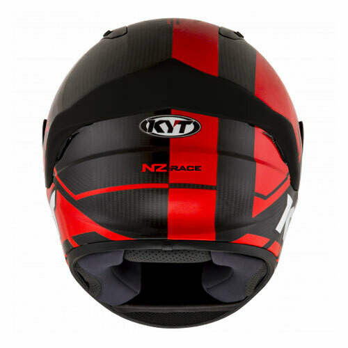 KYT NZ-Race Carbon Race-D Red Fluo Helmet