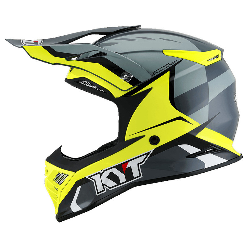 KYT Skyhawk Glowing Anthracite Yellow Helmet