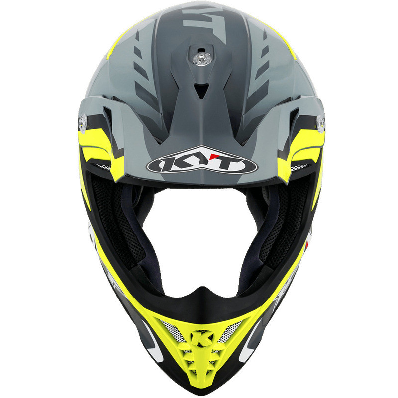 KYT Skyhawk Glowing Anthracite Yellow Helmet