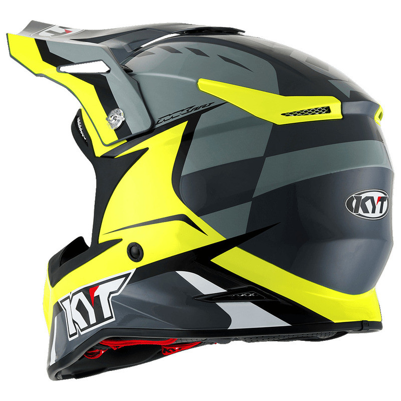 KYT Skyhawk Glowing Anthracite Yellow Helmet
