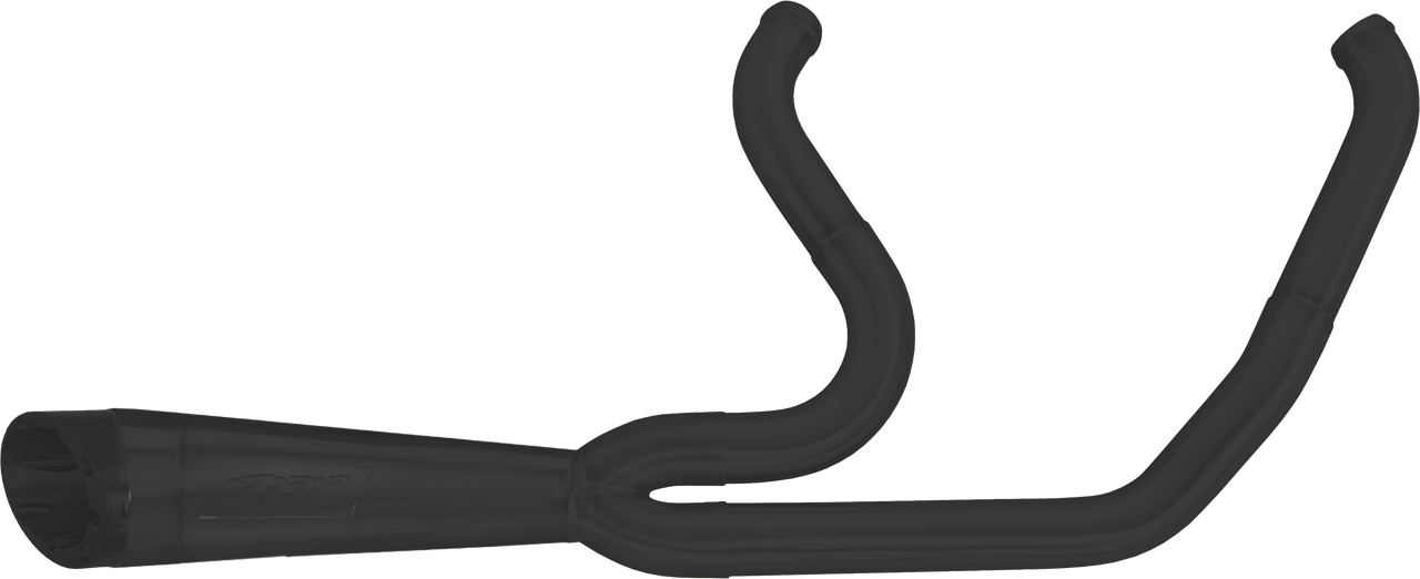Two Brothers Racing Comp S 2In1 Exhaust Touring M8 Black W/Turnout - 005-4870199-B