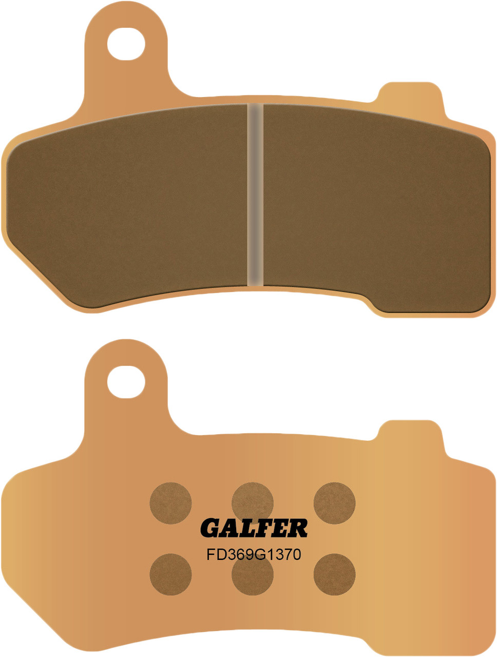Galfer Brake Pads Hh Sintered Fr/Rr `08-19 Flh (Ex. Trike) - FD369G1370