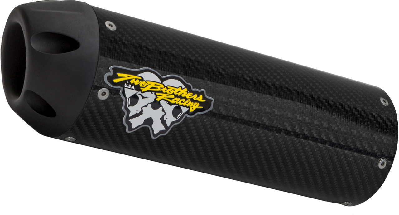 Two Brothers Racing Hurricane S/O Cf/Black Dual Hayabusa - 005-19304D-HU