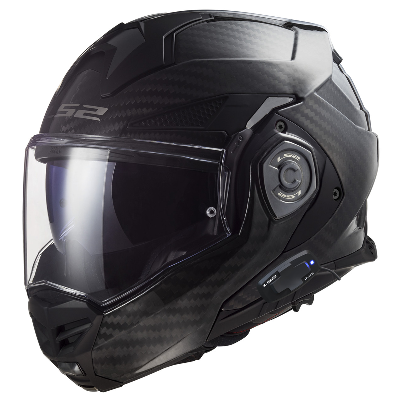 LS2 Advant X Carbon Solid Matte Bluetooth Helmet