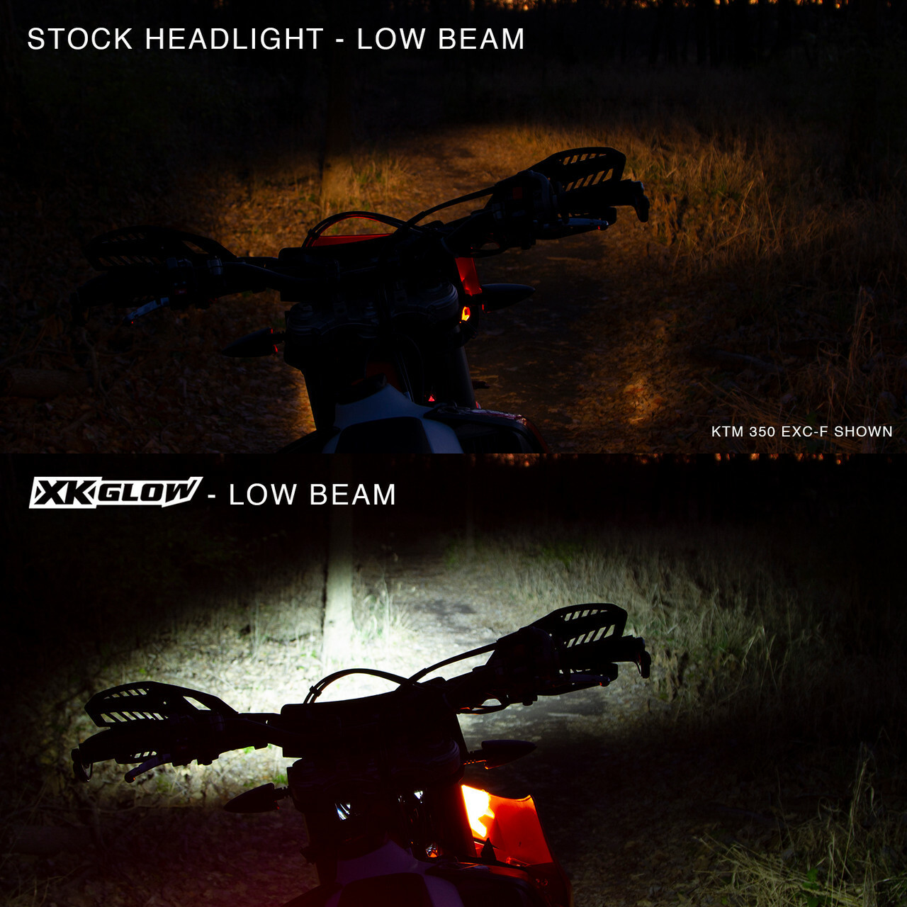 Xk Glow Dual Sport Headlight Kit Ktm - XK-DS-KTM
