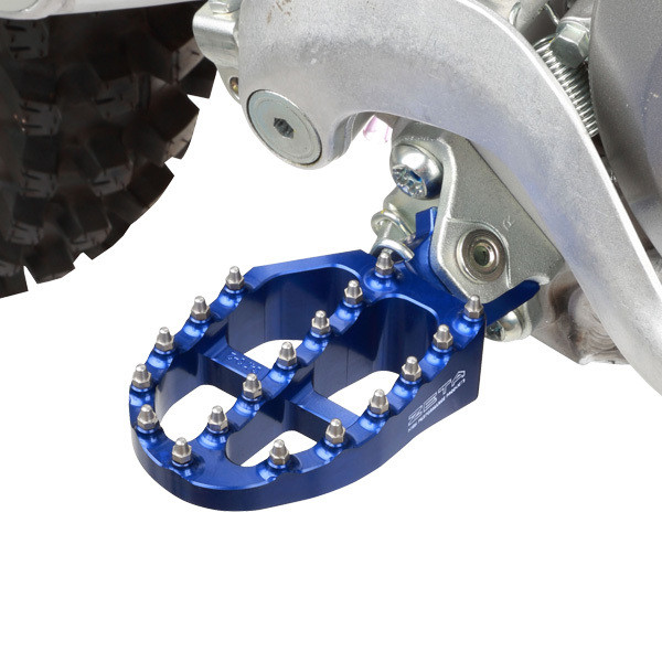 Zeta Aluminum Footpegs Blue - ZE93-1623