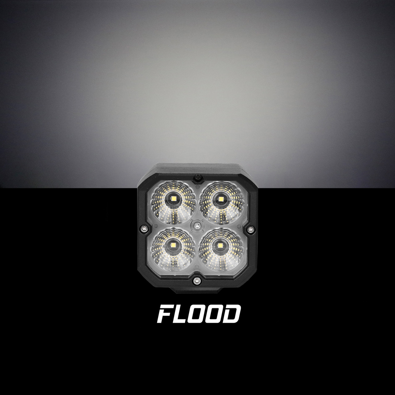 Xk Glow 20W Rgb Pod Lights Flood Beam - XK065001-FL