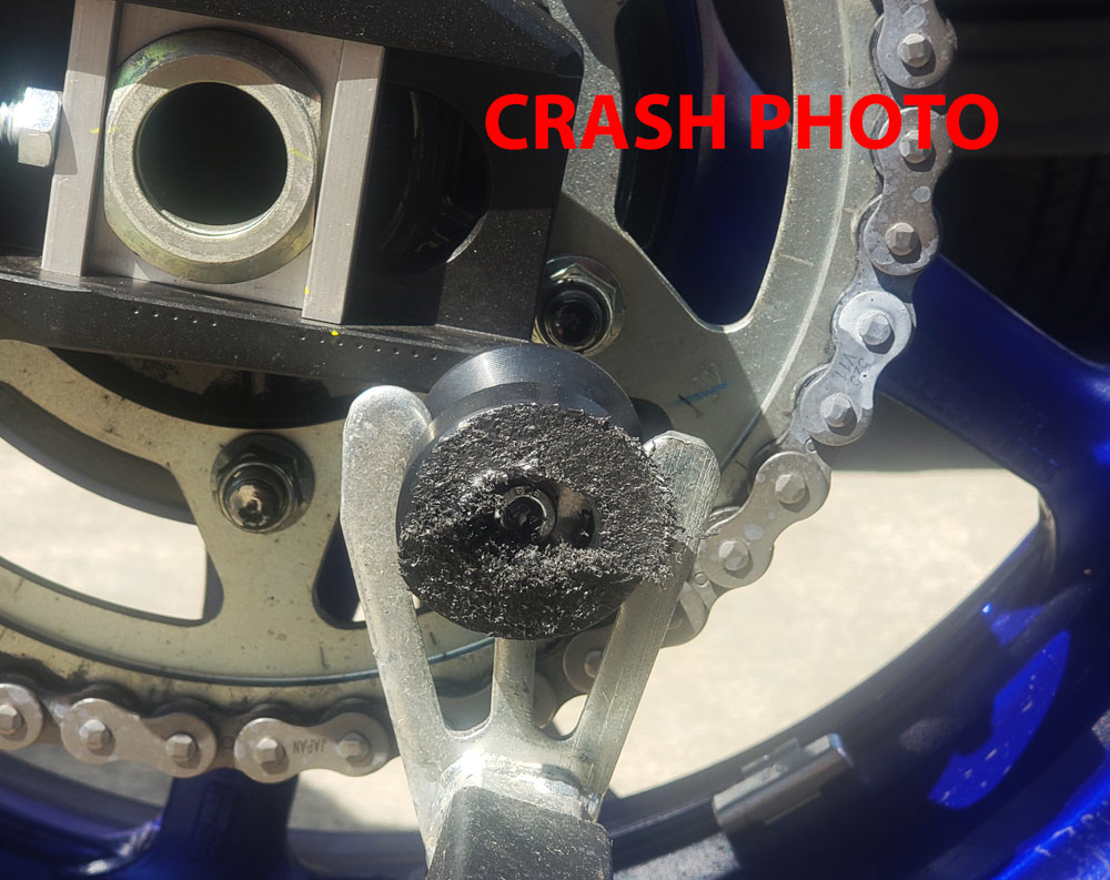 Shogun Motorsports Swingarm Sliders Black - 701-0659