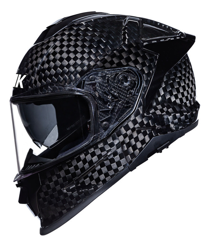 SMK Titan Carbon Solid Gloss Helmet