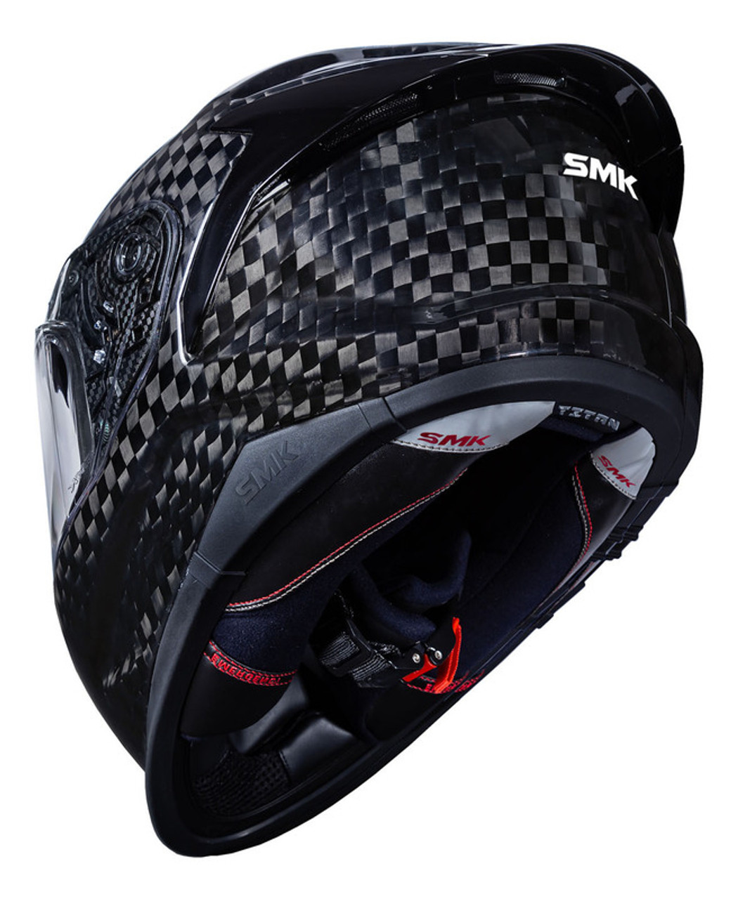 SMK Titan Carbon Solid Gloss Helmet