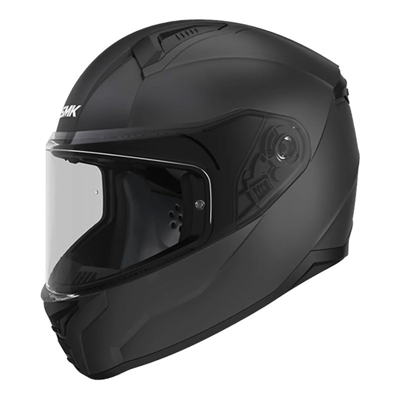 SMK Bionic Youth Matte Black Helmet